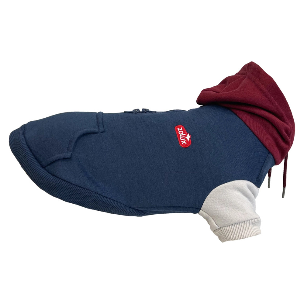 ZOLUX Bluza z Kapturem dla Psa Niebieska 30cm York Pudel Toy Ciepłe Ubranko